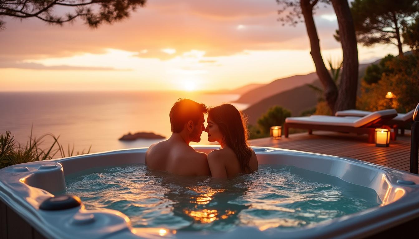 offrez-vous un week-end romantique dans le var avec jacuzzi privé, spa et vues imprenables sur la mer. découvrez nos meilleures adresses pour une escapade inoubliable en amoureux.